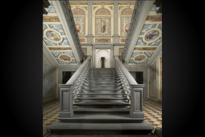 Scalone monumentale, Palazzo Grifoni Budini Gattai