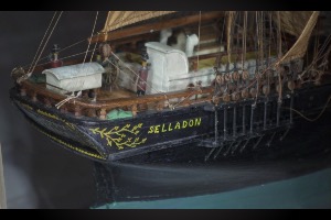 Deck of the Selladon Model Ship